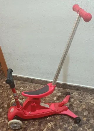 Patinete evolutivo 3 en 1 infantil