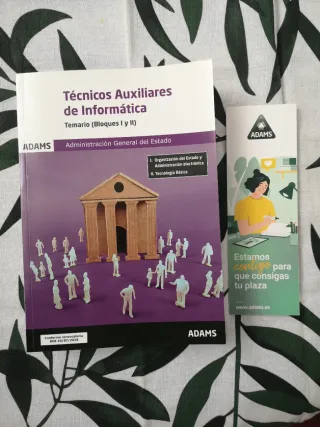 Temario Técnicos Auxiliares Informática (Adams)