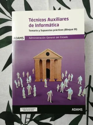 Temario Técnicos Auxiliares Informática (Adams)