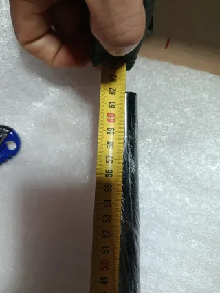 Manillar de bicicleta negro