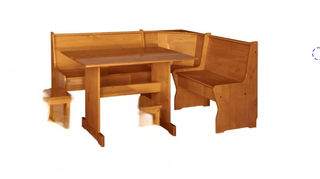 Mesa Rinconera Pino Marrón