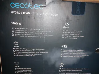 Limpiador vapor Cecotec Hydrosteam 1040 active