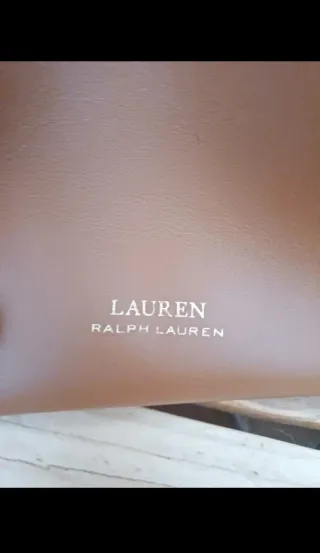 Borsa Pelle Ralph Lauren Marrone