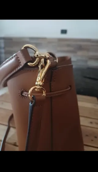 Borsa Pelle Ralph Lauren Marrone