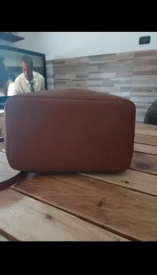 Borsa Pelle Ralph Lauren Marrone