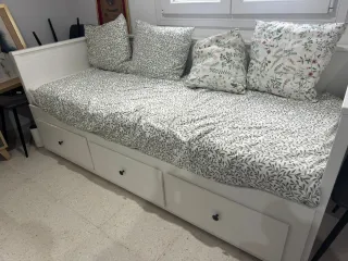 Sofá Cama Blanco Ikea Hemnes