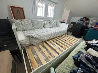 Sofá Cama Blanco Ikea Hemnes