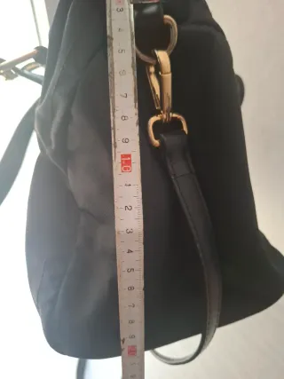 Bolso Bimba y Lola Nylon Negro y Azul