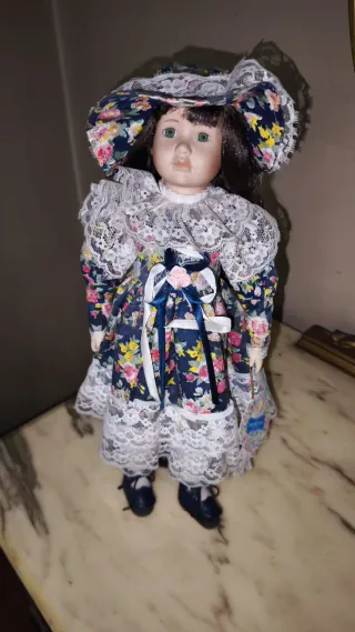 Coppia Bambole Porcellana Promenade Collection