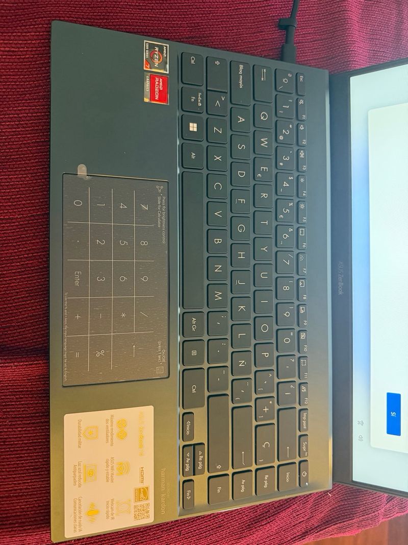 Portátil ASUS Zenbook 14" Ryzen 7 16GB 512GB SSD afbeelding 5