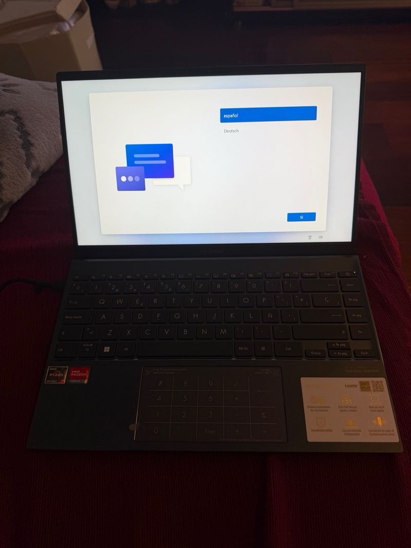 Portátil ASUS Zenbook 14" Ryzen 7 16GB 512GB SSD afbeelding 4