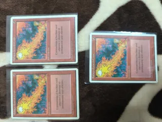 Cartas Magic Ráfaga elemental roja 4ª Edición