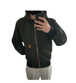 Carhartt Giubbotto Verde con Cappuccio