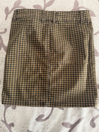 Falda vaquera cuadros Talla S