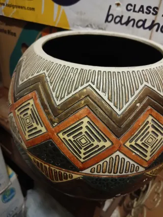 Vaso decorativo geometrico