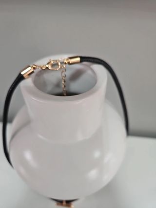 Conjunto collar, pulsera y pendientes dorado