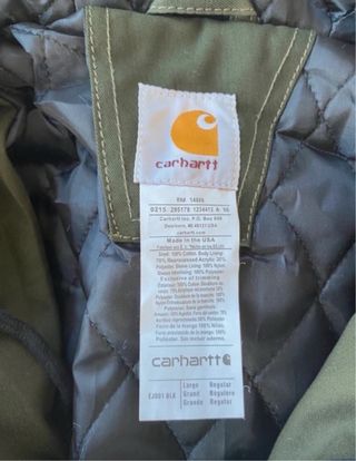 Giubbotto Carhartt Verde Primavera