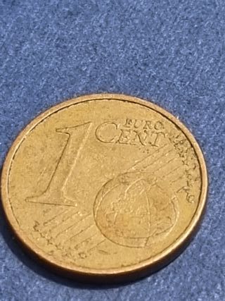 Moneda 1 céntimo Alemania 2002 D, errores