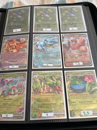 Cartas Pokémon Varias