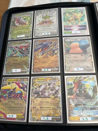 Cartas Pokémon Varias