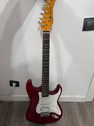 Guitarra Eléctrica Roja