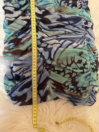 Vestido corto verano estampado mariposas Talla S