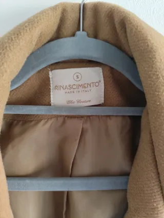 Cappotto Rinascimento Marrone Taglia S