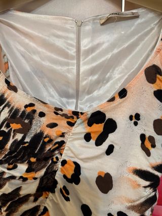 Vestido Bershka Talla M Animal Print