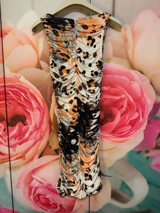 Vestido Bershka Talla M Animal Print