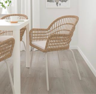 4 Sillas Comedor Nilsove Ratán Metal