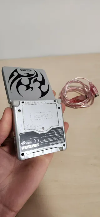 Nintendo Game Boy Advance SP Plata