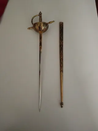 Espada Toledana con Vaina Decorada