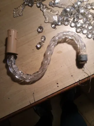 Cristalería para lámparas antiguas