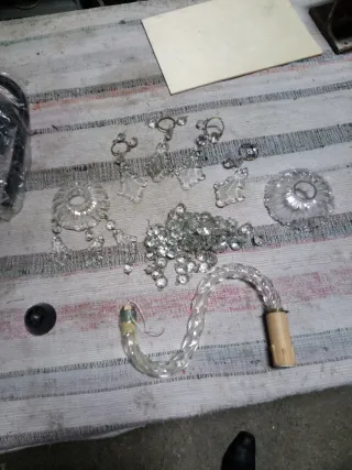 Cristalería para lámparas antiguas