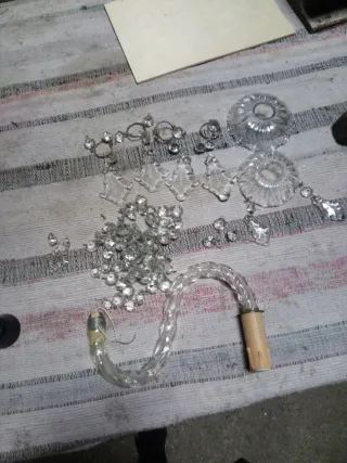 Cristalería para lámparas antiguas