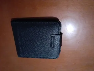 Cartera Diesel Negra Piel