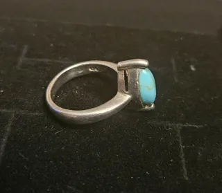 Anillo Plata Vintage Turquesa