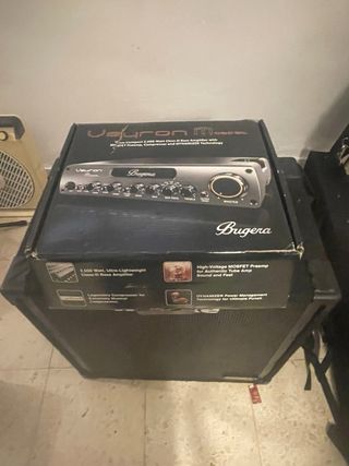Cabezal bugera Veyron y Pantalla Bajo hartke 15”
