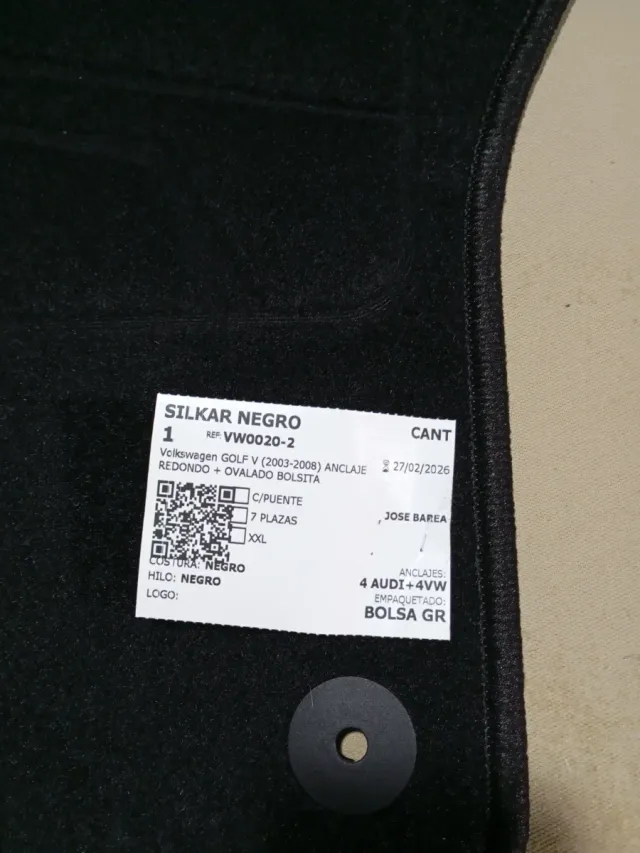 Alfombrillas Volkswagen Golf 5