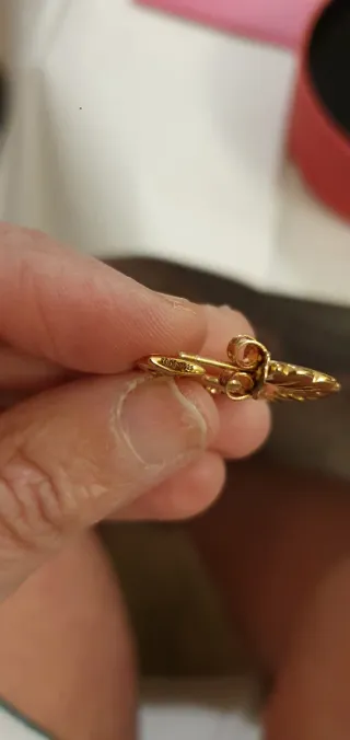 Pendientes Tous Marina Baño Oro 18kt Nuevos