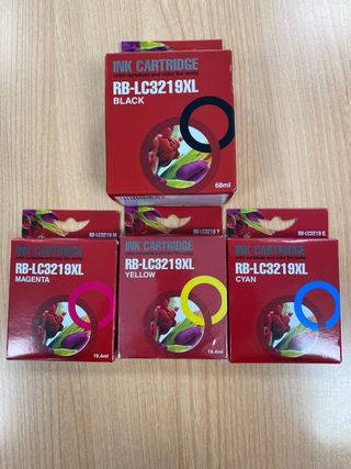 Lote cartuchos tinta RB-LC3219XL (Negro, Magenta,