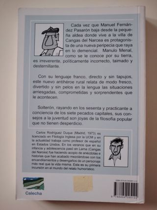 Libro "Las aventuras de Manulo Menal"