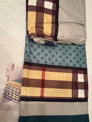 Juego de sábanas algodón con volantes