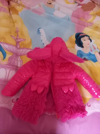 Chaqueta impermeable niña rosa