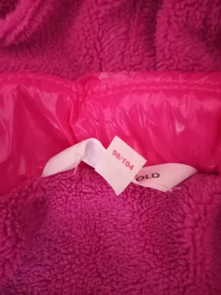 Chaqueta impermeable niña rosa