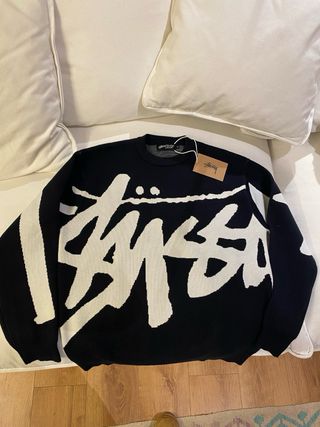 Jersey Stüssy Negro y Blanco