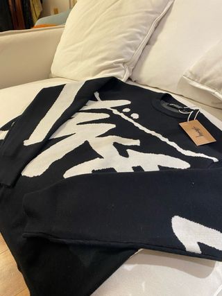 Jersey Stüssy Negro y Blanco
