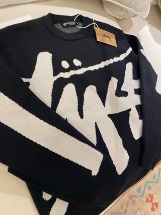 Jersey Stüssy Negro y Blanco