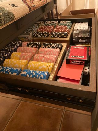 Mesa de Póker profesional con Luces LED