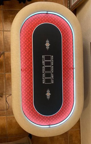 Mesa de Póker profesional con Luces LED